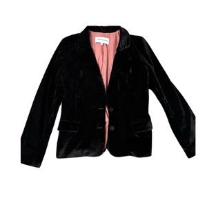 Cupcakes and Cashmere Black Velvet Style Blazer